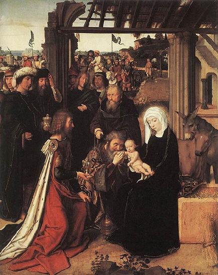 Gerard David The Adoration of the Magi oil painting picture